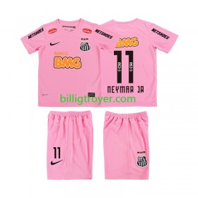 Billige Fotballdrakter Santos Neymar JR 11 2012 2013 Barn Retro Fjerdedraktsett Kortermet